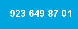 923 649 87 01 923 649 87 01